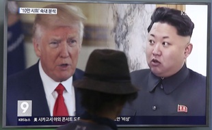 « Les solutions militaires sont maintenant complètement en place, et prêtes à l’emploi, si la Corée du Nord se comporte imprudemment », a déclaré le président américain.