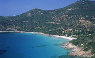 Le golfe de Sagone en Corse.
