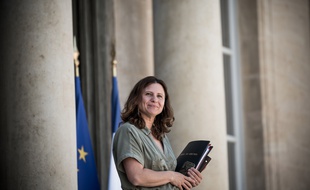 Roxana Maracineanu à la sortie du Conseil des ministres, le 24 juin 2020.