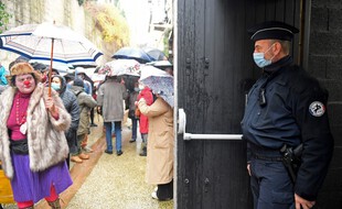 A Avignon, l'opération Théâtres ouverts a été empêchée par l'intervention de la police.