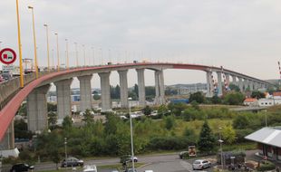 Le pont de Cheviré à Nantes.
