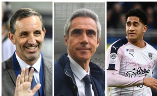 Le propriétaire Joe DaGrosa, l'entraîneur Paulo Sousa et le défenseur Pablo.