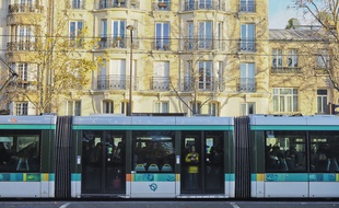 La Ligne T3b a été provisoirement arrêtée en raison d'actes de malveillance (illustration).