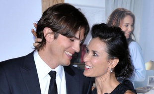 Les acteurs Ashton Kutcher et Demi Moore en 2011