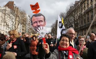 Manifestation des retraités à Paris, le 15 mars 2018.