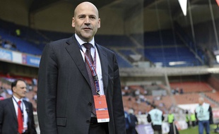 Michel Moulin en 2008 avant un match entre le PSG et Auxerre.