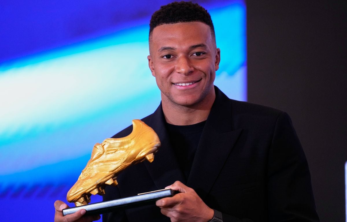 Soulier d'or : Mbappé reçoit le trophée pour la première fois et pense déjà aux suivants