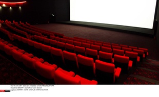Une salle de cinéma vide (illustration)