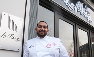 Abdelkader Belfatmi, cuisiner et gérant du restaurant Le Marcq, à Marcq-en-Barœul, dans le Nord