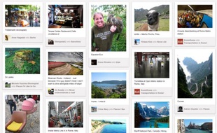 Le réseau social Pinterest.
