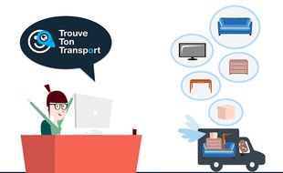 La plateforme collaborative met en relation des transporteurs avec des particuliers désireux de déménager.