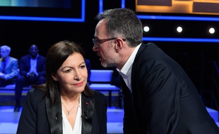 Anne Hidalgo à un débat avant le premier tour des municipales, le 10 mars 2020.