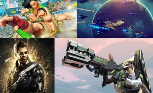 Street Fighter V, No Man's Sky, Deus Ex: Mankind Divided et Battleborn.