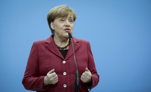 Angela Merkel le 26 janvier 2018 à Berlin