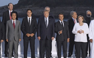 Les chefs d'Etat au sommet du G7 à Biarritz, le 25 août 2019.