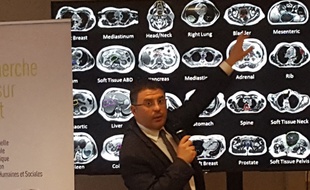 Le directeur scientifique David Azria présente le projet de l’Intelligence Artificielle.