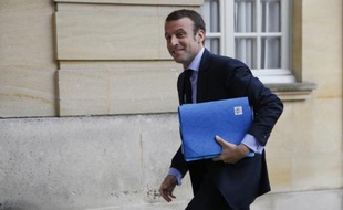 Le ministre de l'Economie Emmanuel Macron à Paris, le 1er juin 2015