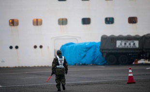 Au total ce 17 février, 454 passagers du paquebot placé en quarantaine au Japon ont été testés positifs au Coronavirus.