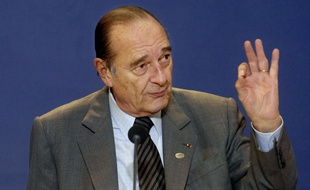 Jacques Chirac, le 9 mars 2007.