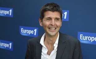Le journaliste Thomas Sotto, ici en 2014, officie au micro d'Europe 1.