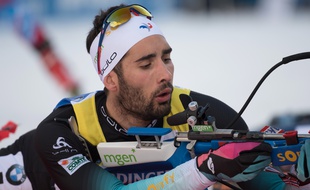 Martin Fourcade, au tir couché