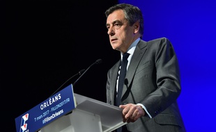 François Fillon en meeting à Orléans le 7 mars 2017.
