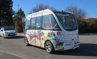 La navette autonome de Nantes, le 15 février 2019