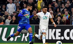 Payet au Vélodrome contre Strasbourg en Coupe de France, le 29 janvier 2020.
