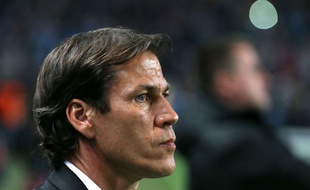 Rudi Garcia lors de la rencontre entre Manchester City et la Roma le 30 septembre 2014.