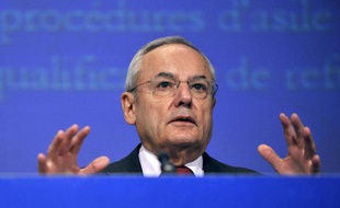 L'ancien commissaire européen Jacques Barrot, en 2008 à Bruxelles