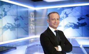 Samuel Etienne, présentateur de l'édition nationale du «12/13» sur France 3.