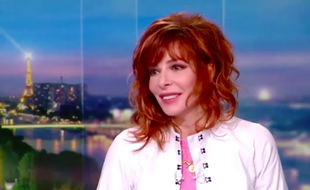 Mylène Farmer au 20 Heures de TF1, le 11 mars 2018.