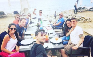 Marco verratti, Javier Pastore et Marquinhos à Ibiza.