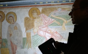 Les peintures murales de la basilique Saint-Sernin ont été restaurées afin de retrouver leurs couleurs d'origine.