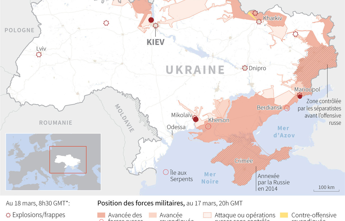 Fleuve De Russie En 2 Lettres Guerre en Ukraine : De la stagnation des troupes russes aux drones «  kamikazes », le conflit en quatre infographies