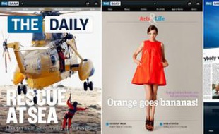 «The Daily» de News Corp, disponible uniquement sur iPad.