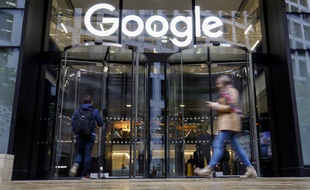 Le siège de Google à Londres, le 1er novembre 2018.