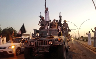 Des combattants de Daesh en Irak, le 24 février 2015