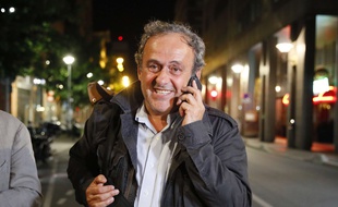 Michel Platini, ici lors de la sortie de sa garde à vue à Nanterre le 19 juin 2019.