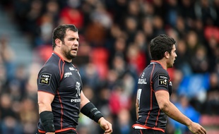 Corey Flynn, le talonneur du Stade Toulousain, lors d'un match de Top 14 contre Montpellier, le 14 mars 2015 au stade Ernest-Wallon.