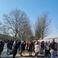 Manifestation contre les expulsions illégales devant un centre de rétention