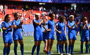 La déception des Italiennes après leur élimination en quart de finale du Mondial