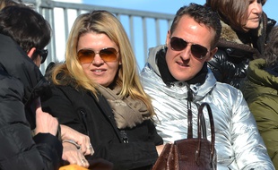 Michael Schumacher et sa femme Corinna, en 2013.