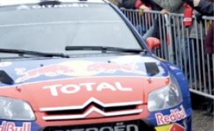 Lors du Rallye de France, à l'automne.