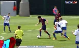 Capture d'écran du but de Carles Alena