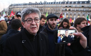 Jean-Luc Mélenchon, le 2 mars 2020.
