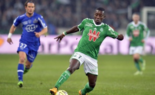 La participation de Max-Alain Gradel à la CAN 2015 n'est pas pour enchanter Christophe Galtier. AFP PHOTO / PHILIPPE MERLE