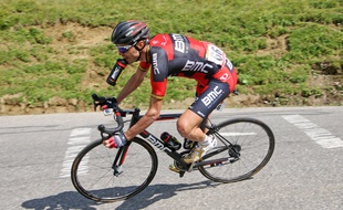 Samuel Sanchez sous les couleurs de la BMC, lors du Tour de France, le 23 juillet 2015.