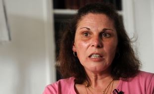 Valerie Lance, la mère d'Alexandre Junca. / AFP PHOTO / IROZ GAIZKA