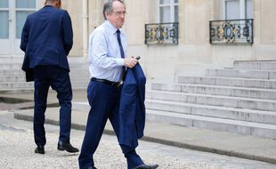 Noël Le Graët, le 4 juin 2019 devant l'Elysée.